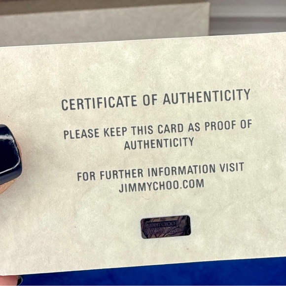 Jimmy Choo Venus Electric Blue Suede Chain Wallet Clutch | Full Set | Like New - Picture 9 of 10